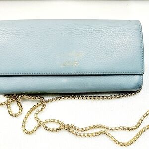 Gucci Leather Wallet On Chain